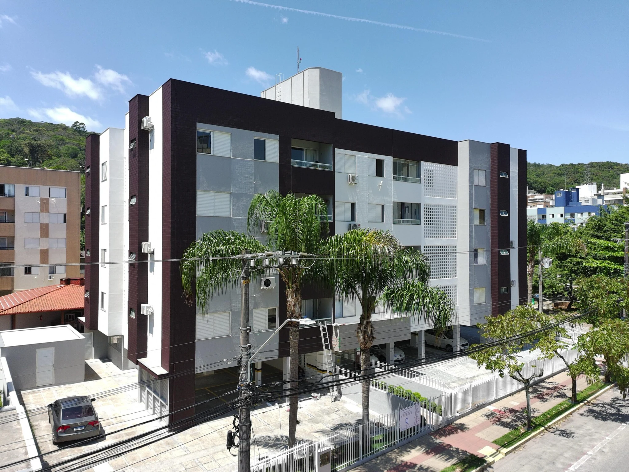 Fachada revitalizada do Residencial Spazio Piacentini